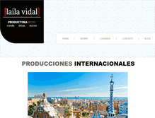 Tablet Screenshot of lailavidal.com